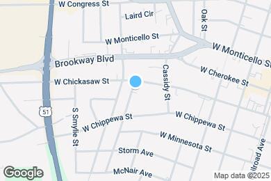 Map image of the property - 311 Becker St