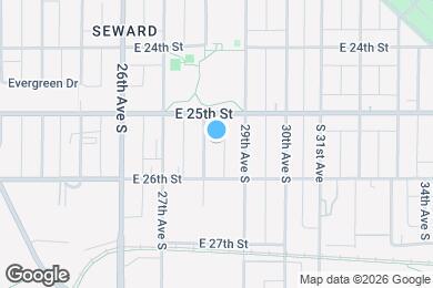 Map image of the property - 2523 28th Ave S