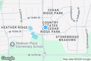 Map image of the property - 16480 S Fellows St