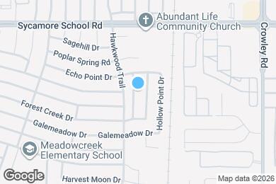 Map image of the property - 7625 Hollow Forest Dr