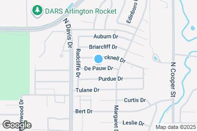 Map image of the property - 1015 De Pauw Dr