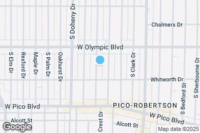Map image of the property - 446 S Almont Dr