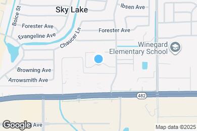 Map image of the property - 836 Sky Lake Cir