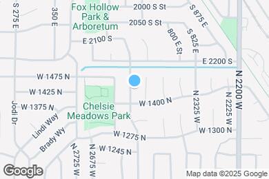 Map image of the property - 1436 N 2525 W