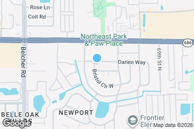 Map image of the property - 7236 Darien Way