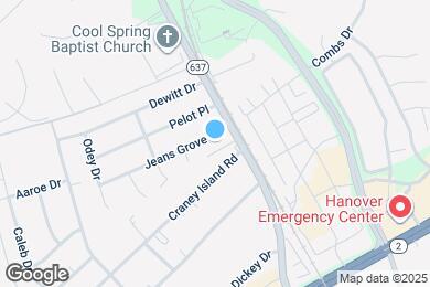 Map image of the property - 9023 Jeans Grove Ln