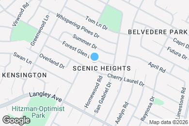 Map image of the property - 3831 Forest Glen Dr