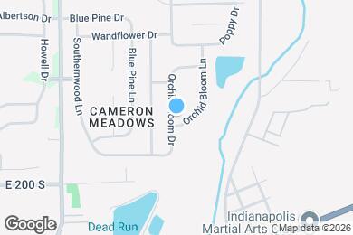 Map image of the property - 2023 Orchid Bloom Dr