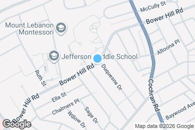 Map image of the property - 400 Duquesne Dr