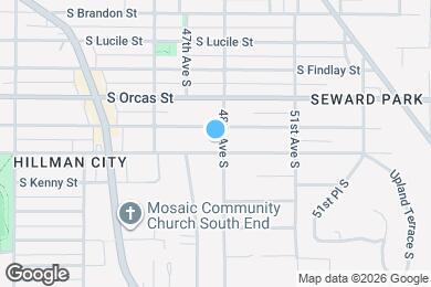 Map image of the property - 4726 S Juneau St