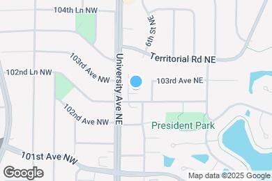 Map image of the property - 10259 3rd St NE