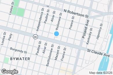 Map image of the property - 1119 Bartholomew St