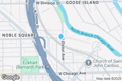Map image of the property - 942 N Elston Ave