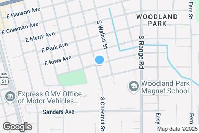 Map image of the property - 801 S Chestnut St