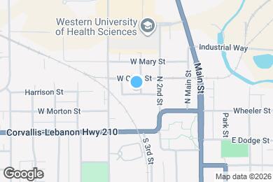 Map image of the property - 110 N 3rd St