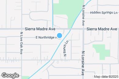 Map image of the property - 848 E Northridge Ave