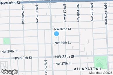 Map image of the property - 3040 NW 21st Ct