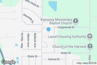 Map image of the property - 920 Chippewah Dr
