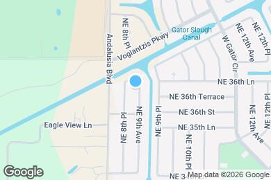 Map image of the property - 3620 NE 9th Ave