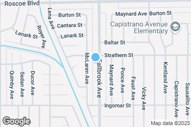Map image of the property - 7941 Fallbrook Ave