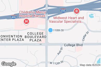 Map image of the property - Furnished Studio - Overland Park