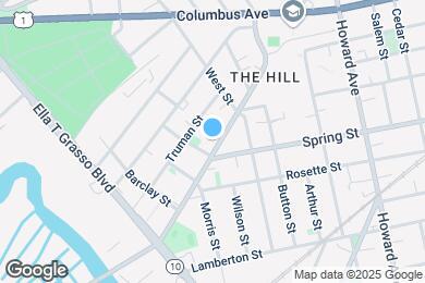 Map image of the property - 645 Washington Ave