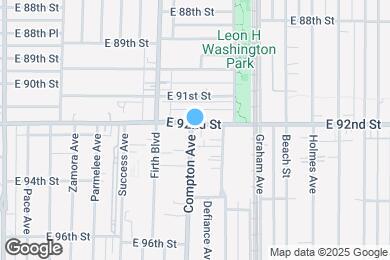 Map image of the property - 1602 E 92nd St