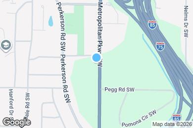Map image of the property - Metropolitan Place Apartments