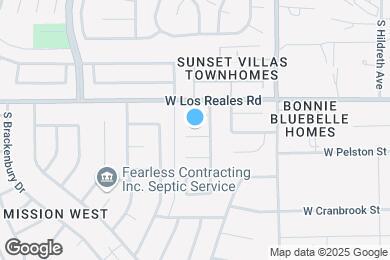 Map image of the property - 3068 W Placita De La Roseta