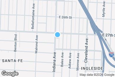 Map image of the property - 2715 Indiana Ave