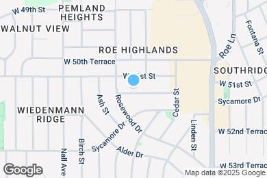 Map image of the property - 5100 W 51st Terrace