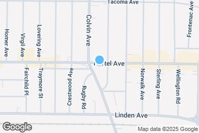 Map image of the property - 1353 Hertel Ave