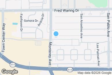 Map image of the property - 73051 Guadalupe Ave