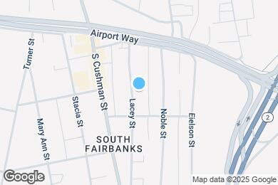 Map image of the property - 1445 Lacey St