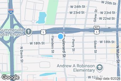 Map image of the property - 517 W 18th St