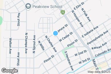 Map image of the property - 205 N Hendren Ave