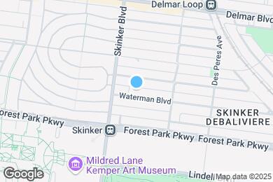 Map image of the property - 6157 Waterman Blvd