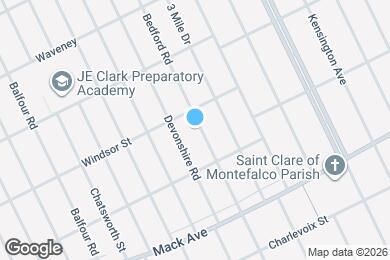 Map image of the property - 3685 Bedford St