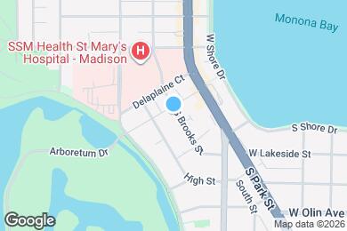 Map image of the property - 902 S Brooks St