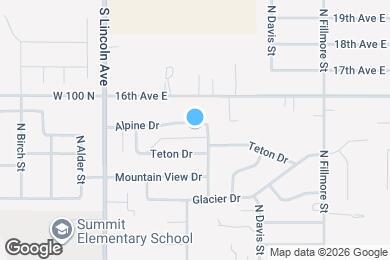 Map image of the property - 309 15th Ave E