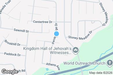 Map image of the property - 1931 Pecan Ridge Dr
