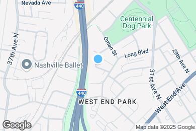 Map image of the property - 3189 Parthenon Ave