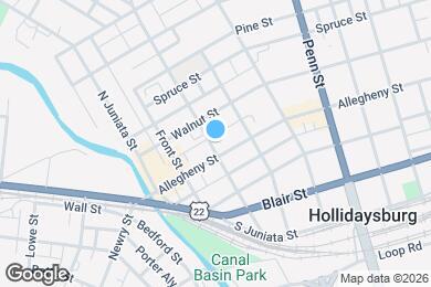 Map image of the property - 301 Allegheny St
