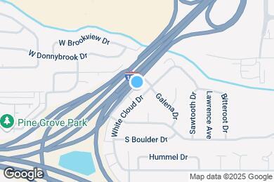 Map image of the property - 523 white cloud dr