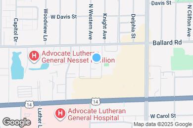 Map image of the property - 8970 N Parkside Ave