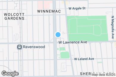 Map image of the property - 4811 N Ashland Ave