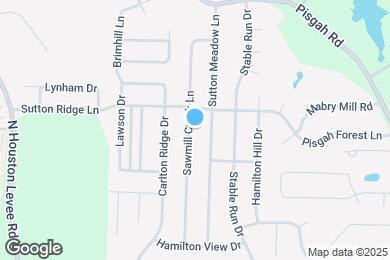 Map image of the property - 1516 Sawmill Creek Ln