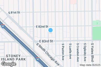 Map image of the property - 8229 S Clyde Ave