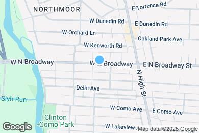 Map image of the property - 113 W North Broadway St