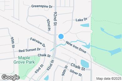 Map image of the property - 1590 Nine Iron Dr